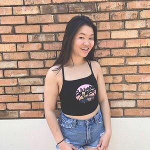 High Waisted Distressed Short